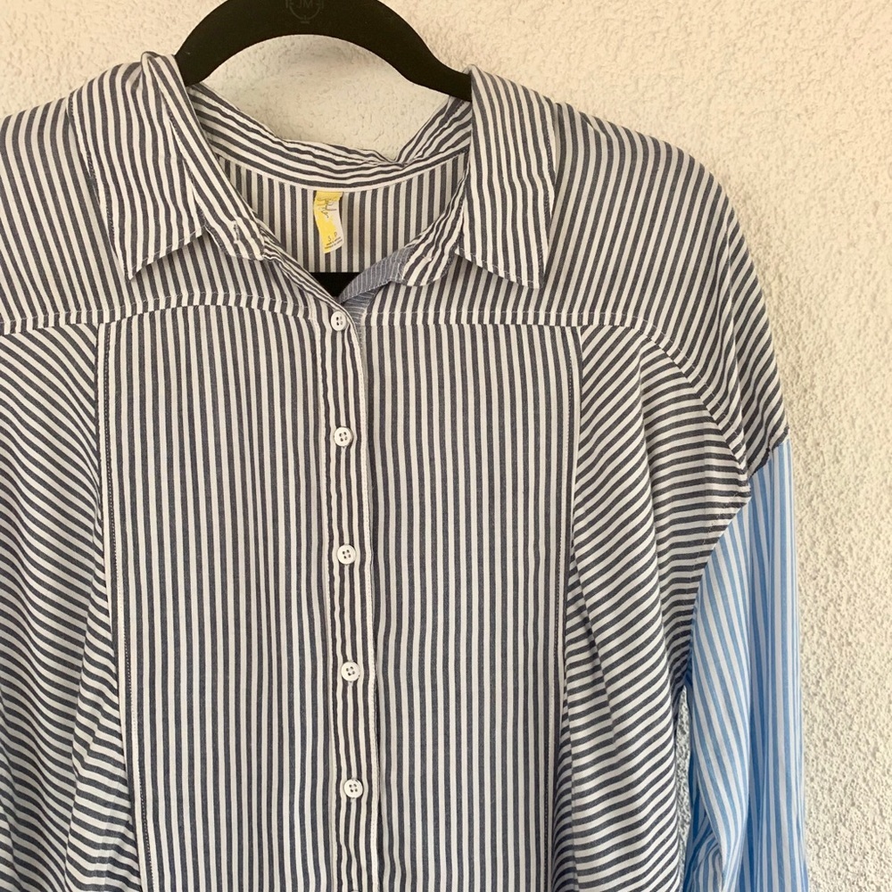 Free people stripped long sleeve - Picture 2 of 6